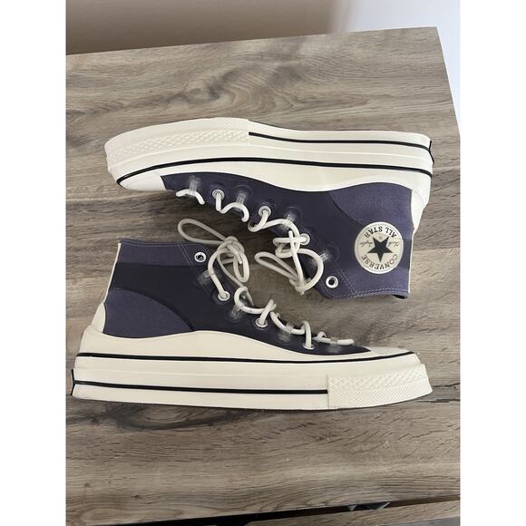 Converse Chuck 70 Utility Hybrid High Top Sneakers Fusion Steel Egret Mens 9.5 - Picture 2 of 11